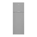 Beko RDNE350K30X Top Mount Fridge Stainless Steel, Front view