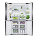 Fisher & Paykel 538L Quad Door Fridge Black Steel RF605QDVB2