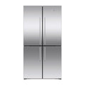 Fisher & Paykel 538L Quad Door Fridge Stainless Steel RF605QDVX2, Front view