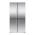 Fisher & Paykel 538L Quad Door Fridge Stainless Steel RF605QDVX2, Front view