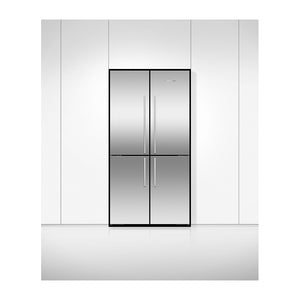 Fisher & Paykel 538L Quad Door Fridge Stainless Steel RF605QDVX2, Front view