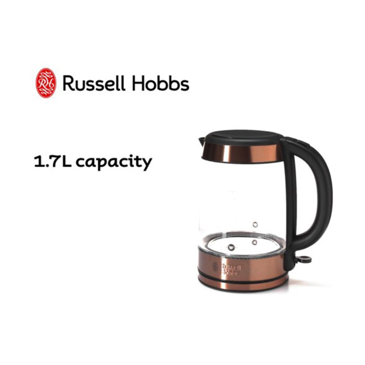 Russell Hobbs RHK172 1.7L Brooklyn Glass Kettle