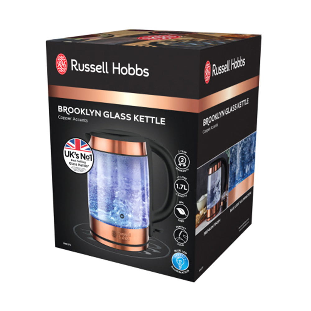 Russell Hobbs RHK172 1.7L Brooklyn Glass Kettle