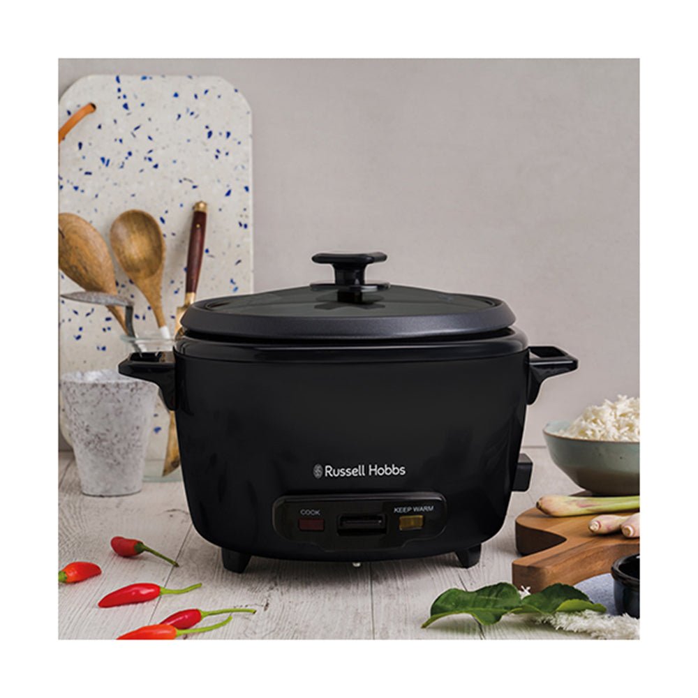 Hopkins Rice Cooker Russell Hobbs RHRC20BLK Turbo Rice Cooker | Appliance Giant