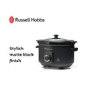 Russell Hobbs RHSC4A 4L Matte Black Slow Cooker