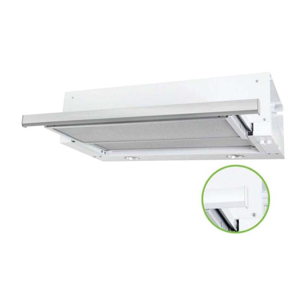 Robinhood RLES61SSWH 60cm Slideout Rangehood