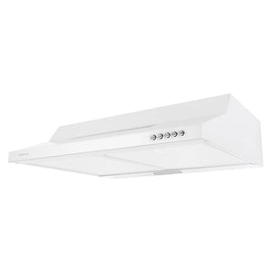 Robinhood 60cm Compact Wall Mounted Rangehood – White RCA3AL6WH, Front View