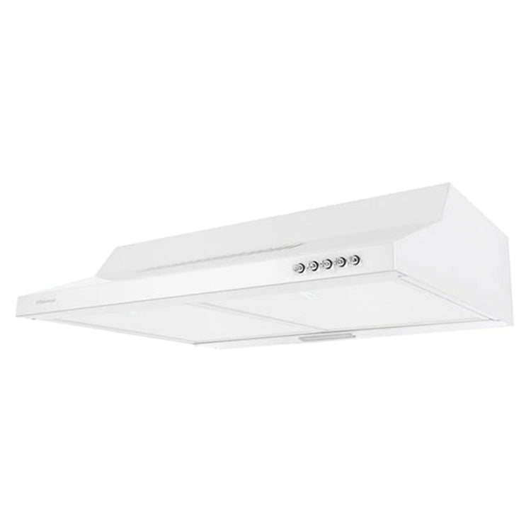 Robinhood 60cm Compact Wall Mounted Rangehood – White RCA3AL6WH, Front View