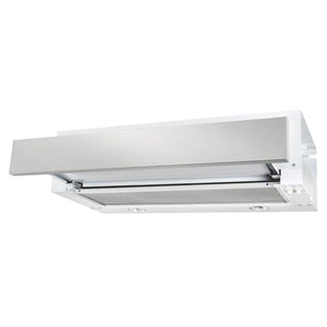 Robinhood 60cm Chateau Slideout Rangehood – White RO61SSWH80, Front View