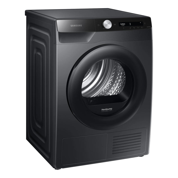 Samsung 8kg Heat Pump Smart Dryer with Intelligent AI Dry DV80T5420AB, Left Side View