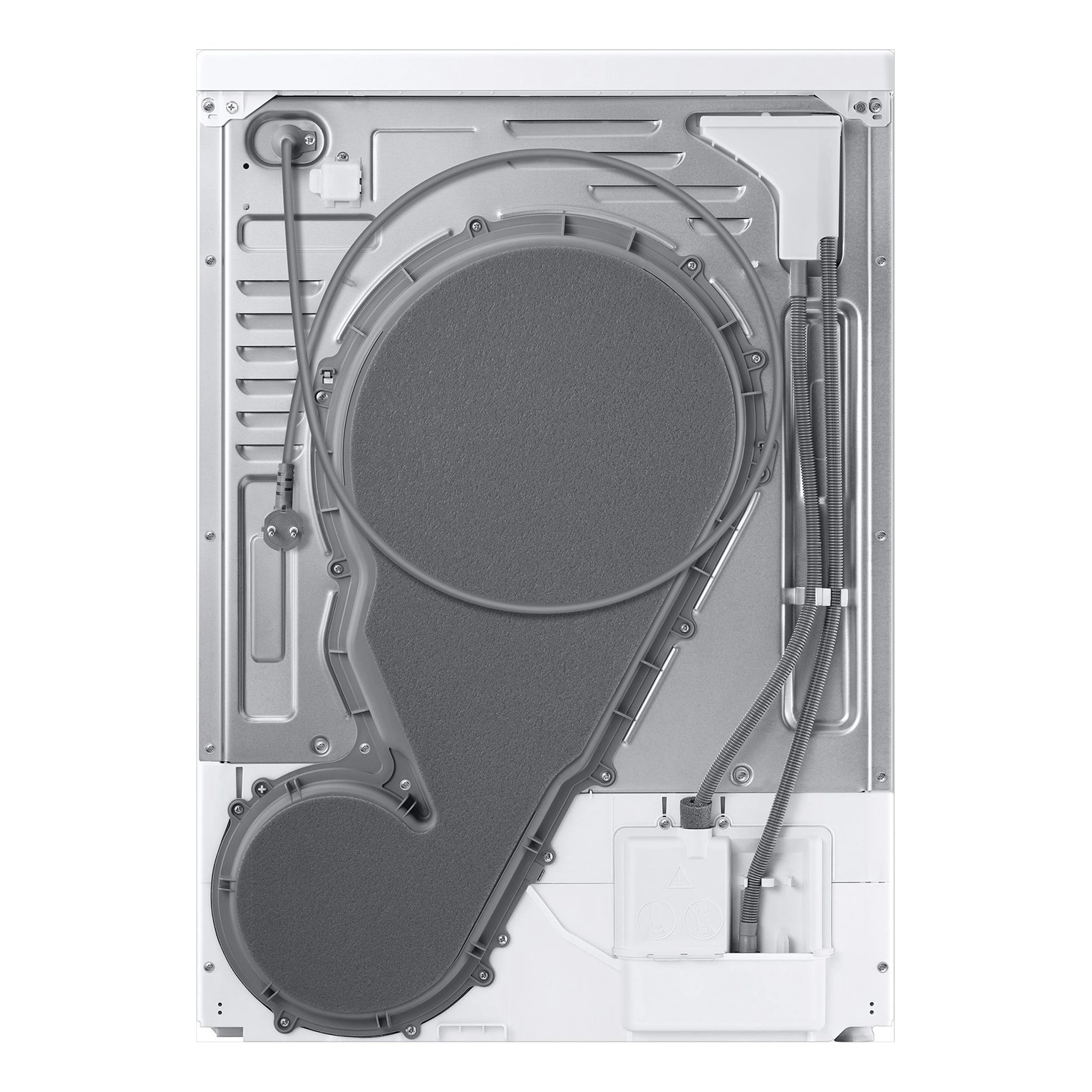 Samsung 8kg Heat Pump Smart Dryer with Intelligent AI Dry DV80T5420AW, Back Side View