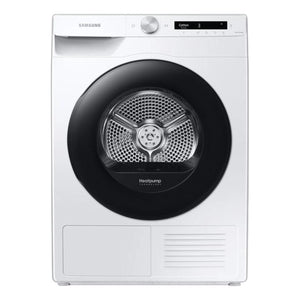 Samsung 8kg Heat Pump Smart Dryer with Intelligent AI Dry DV80T5420AW, Front View