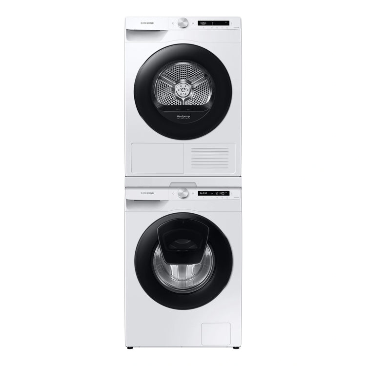 Samsung 8kg Heat Pump Smart Dryer with Intelligent AI Dry DV80T5420AW, Heat Pump View