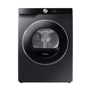 Samsung 9kg Smart Heat Pump Dryer DV90T6440LB, Front View