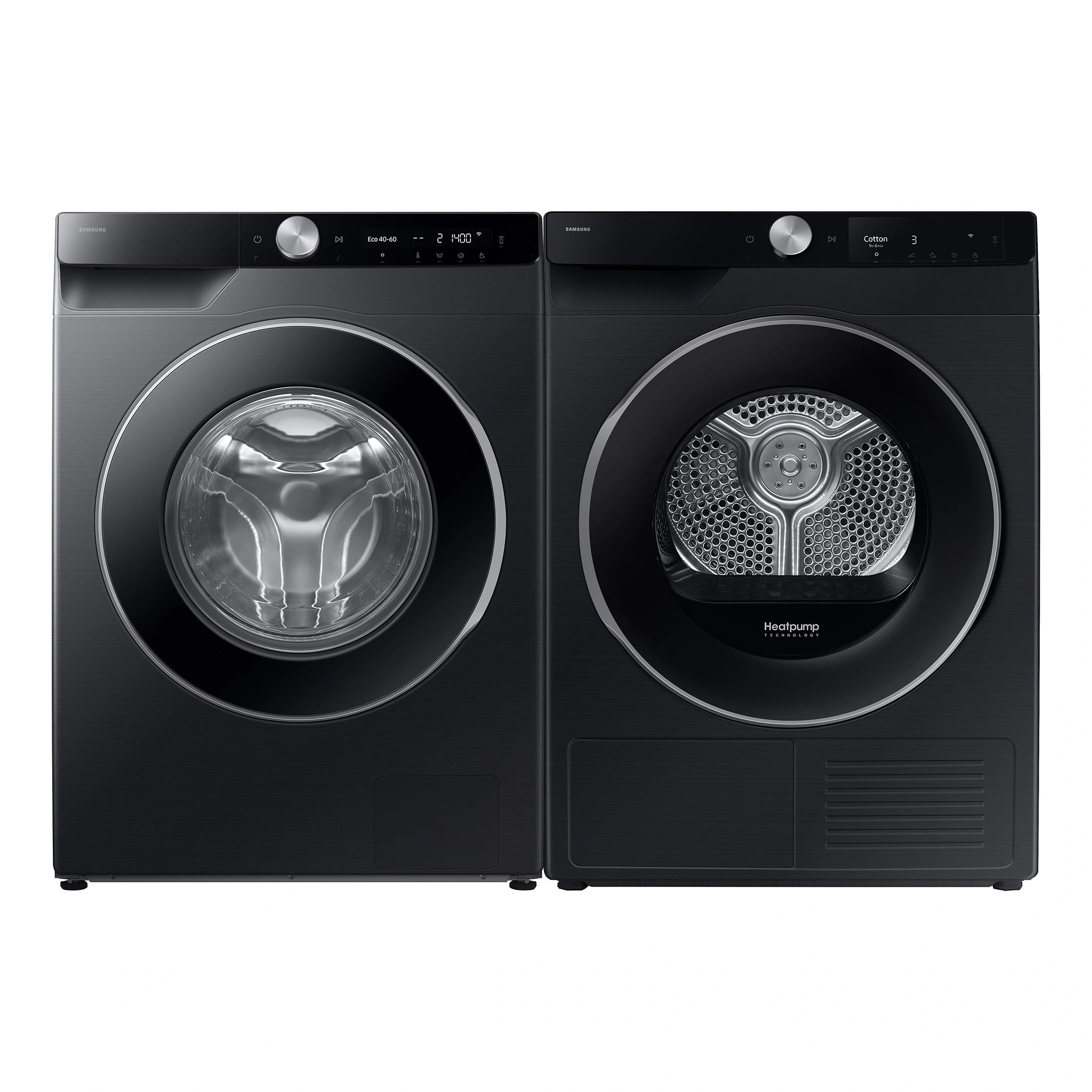 Samsung 9kg Smart Heat Pump Dryer DV90T6440LB, Heat Pump View