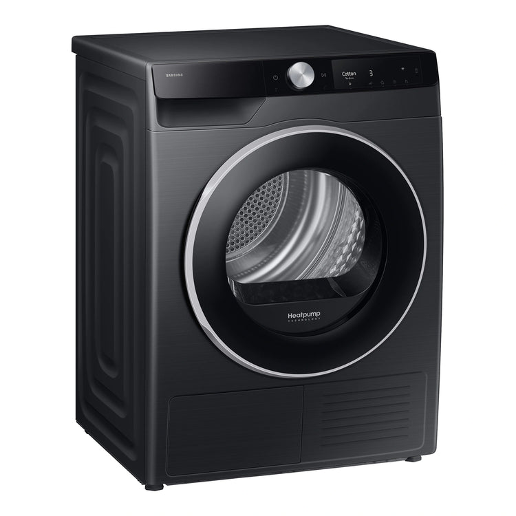Samsung 9kg Smart Heat Pump Dryer DV90T6440LB, Left Side View