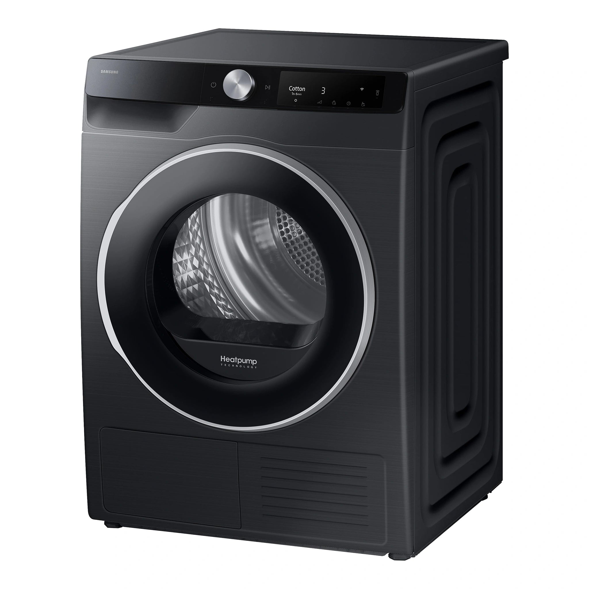 Samsung 9kg Smart Heat Pump Dryer DV90T6440LB, Right Side View