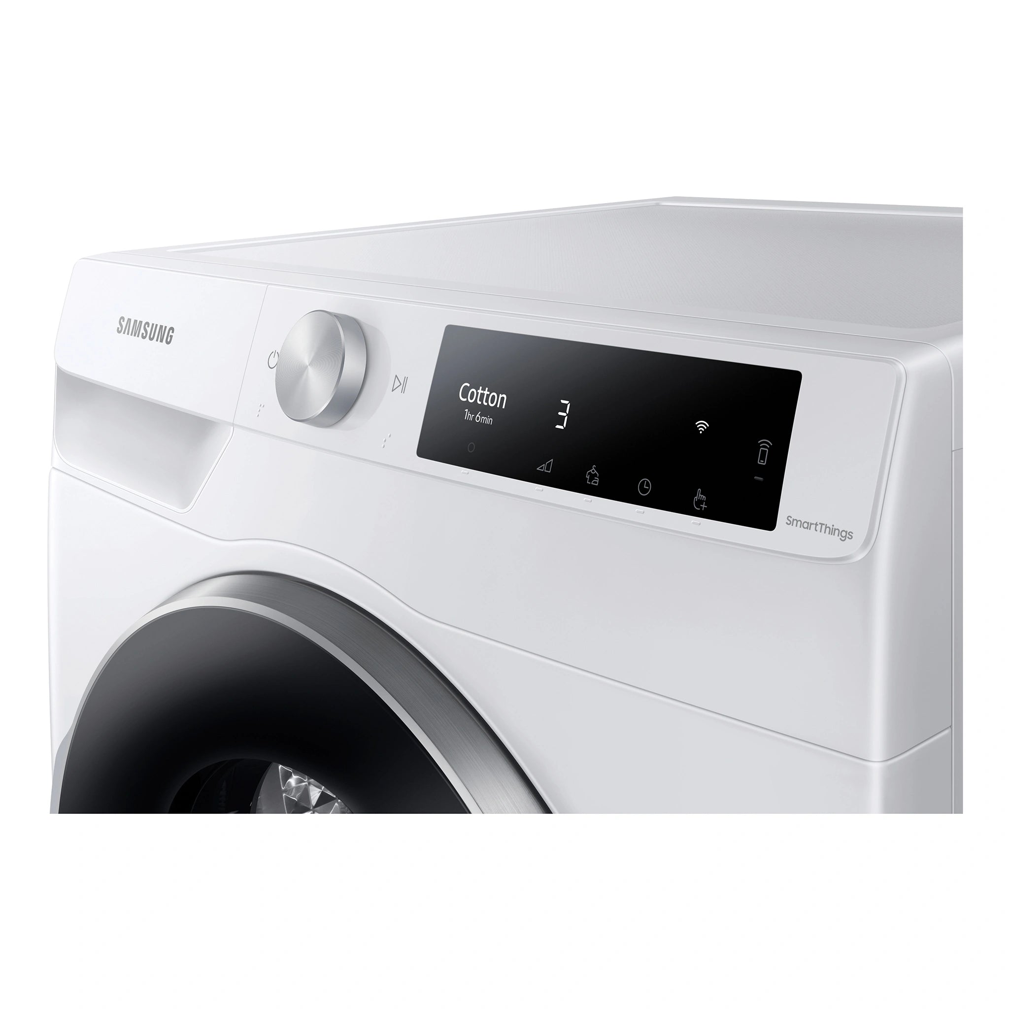 Samsung 9kg Smart Heat Pump Dryer DV91T6440LE, Control Panel View 2