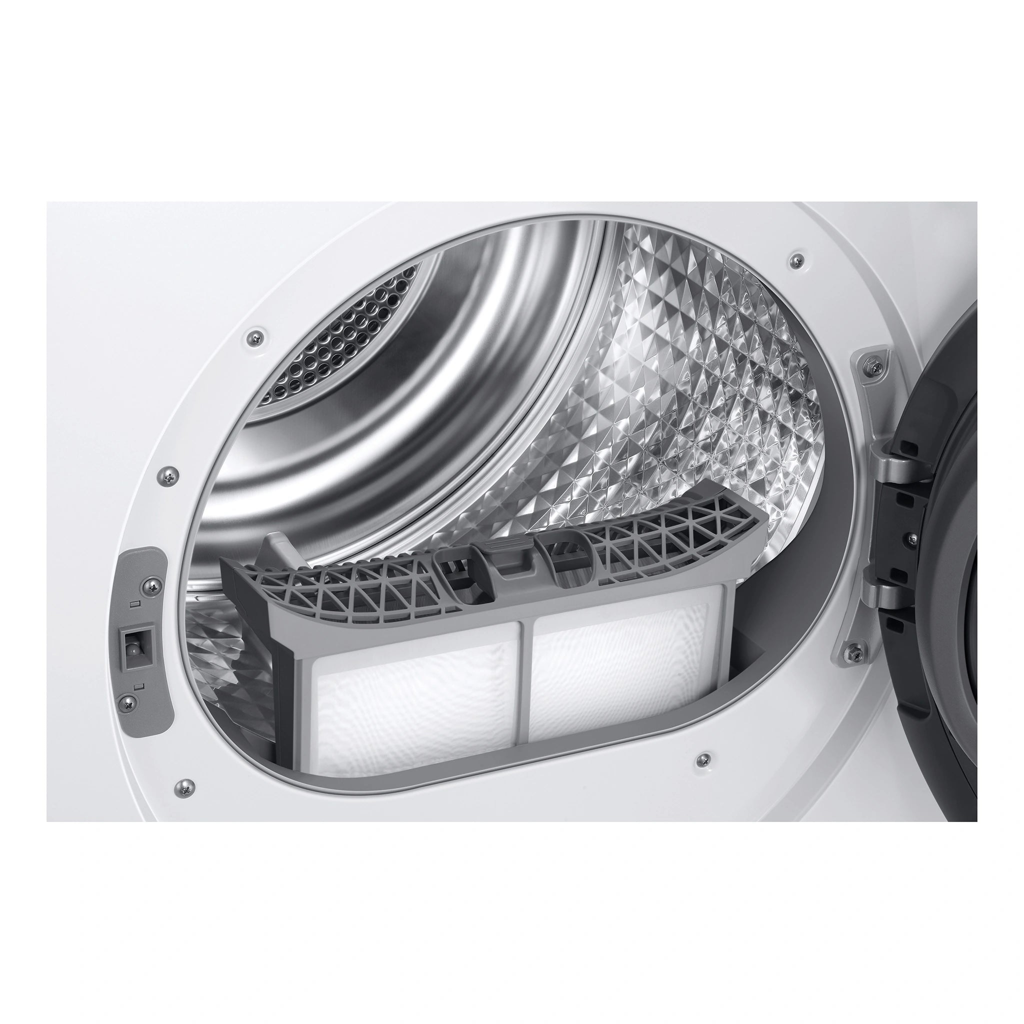 Samsung 9kg Smart Heat Pump Dryer DV91T6440LE, Drum View