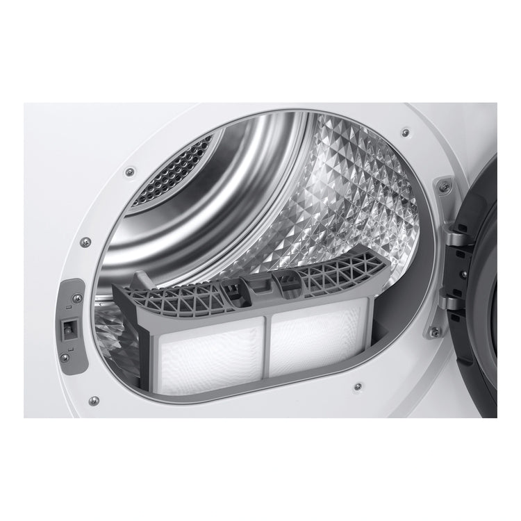 Samsung 9kg Smart Heat Pump Dryer DV91T6440LE, Drum View
