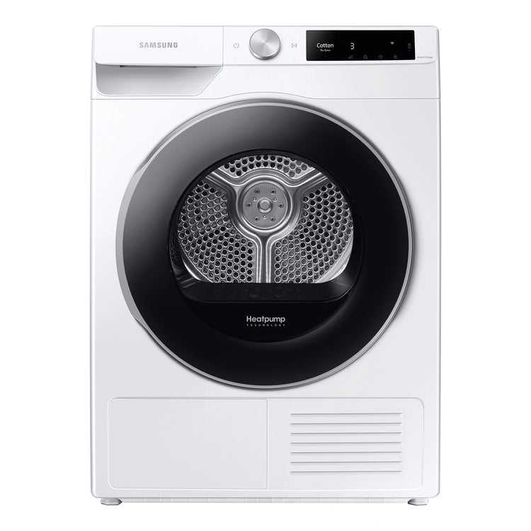 Samsung 9kg Smart Heat Pump Dryer DV91T6440LE, Front View