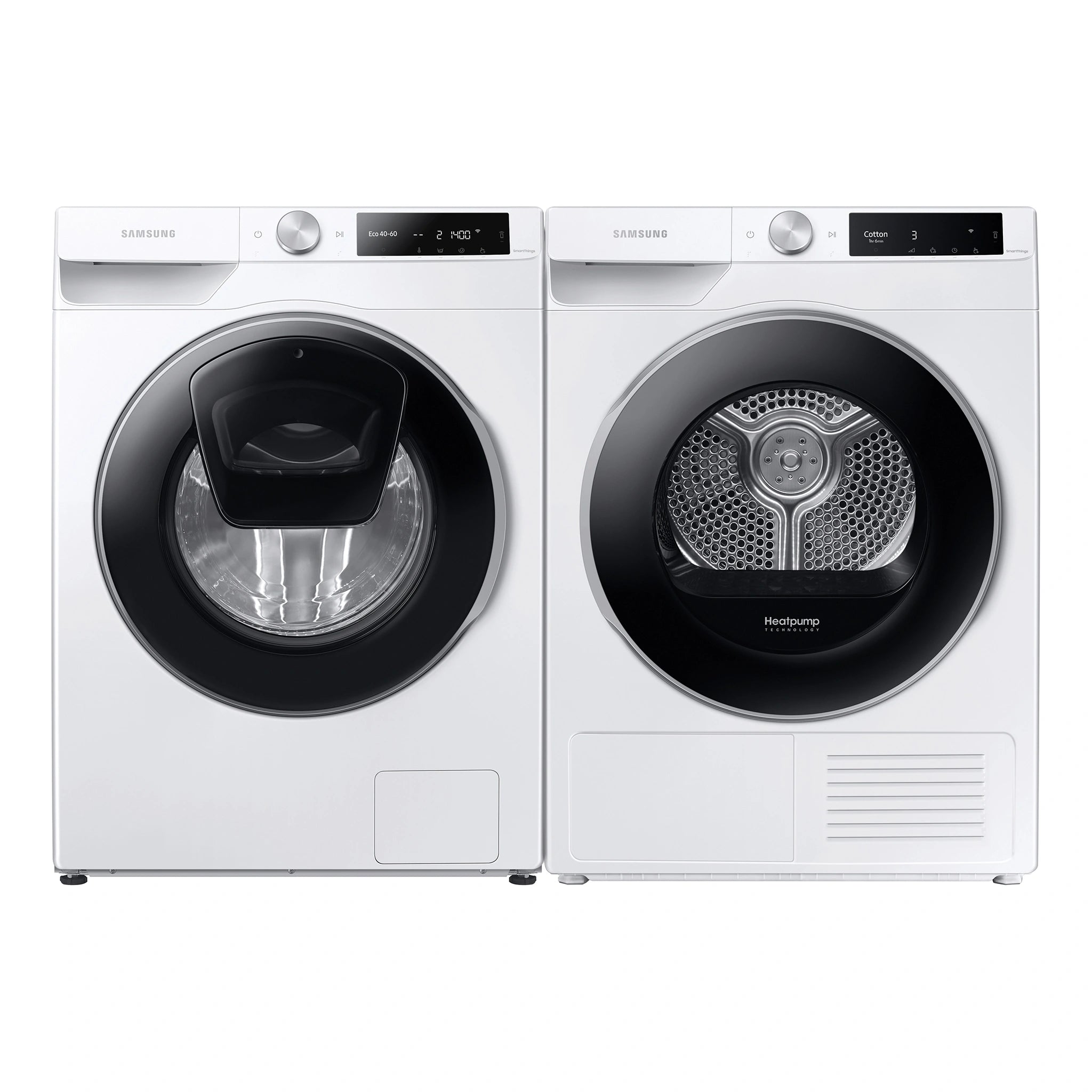 Samsung 9kg Smart Heat Pump Dryer DV91T6440LE, Heat Pump View