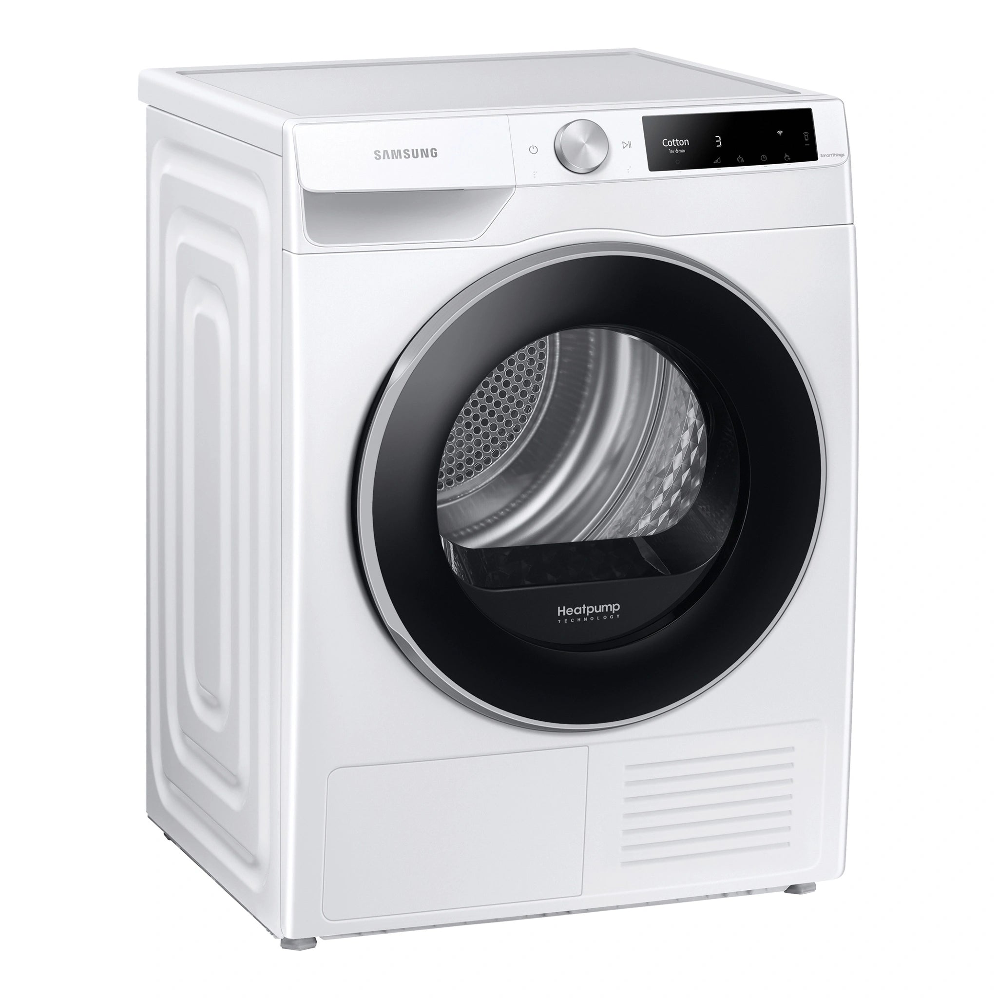 Samsung 9kg Smart Heat Pump Dryer DV91T6440LE, Left Side View