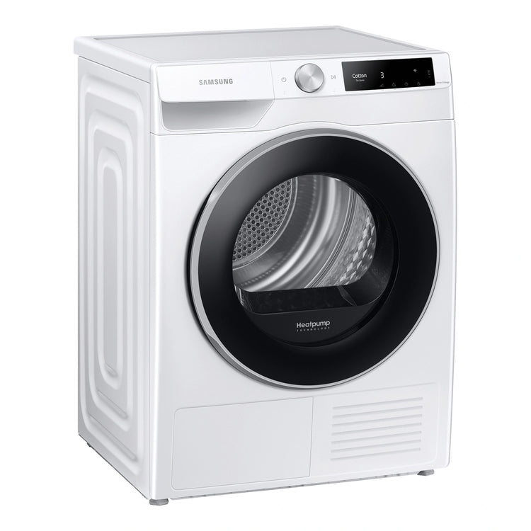 Samsung 9kg Smart Heat Pump Dryer DV91T6440LE, Left Side View