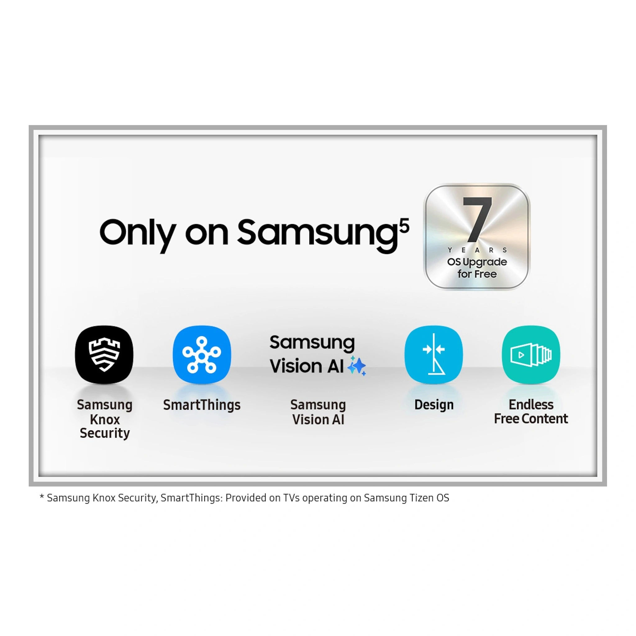 Samsung 43 Inch The Frame 4K Samsung Vision AI Smart TV QA43LS03FAWXXY, Feature 5