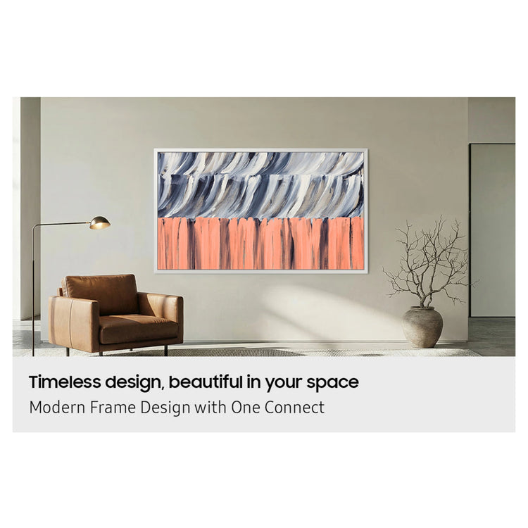 Samsung 43 Inch Black The Frame 4K Vision AI Smart TV (2026) QA43LS03HEWXXY, Modern Frame Design Feature