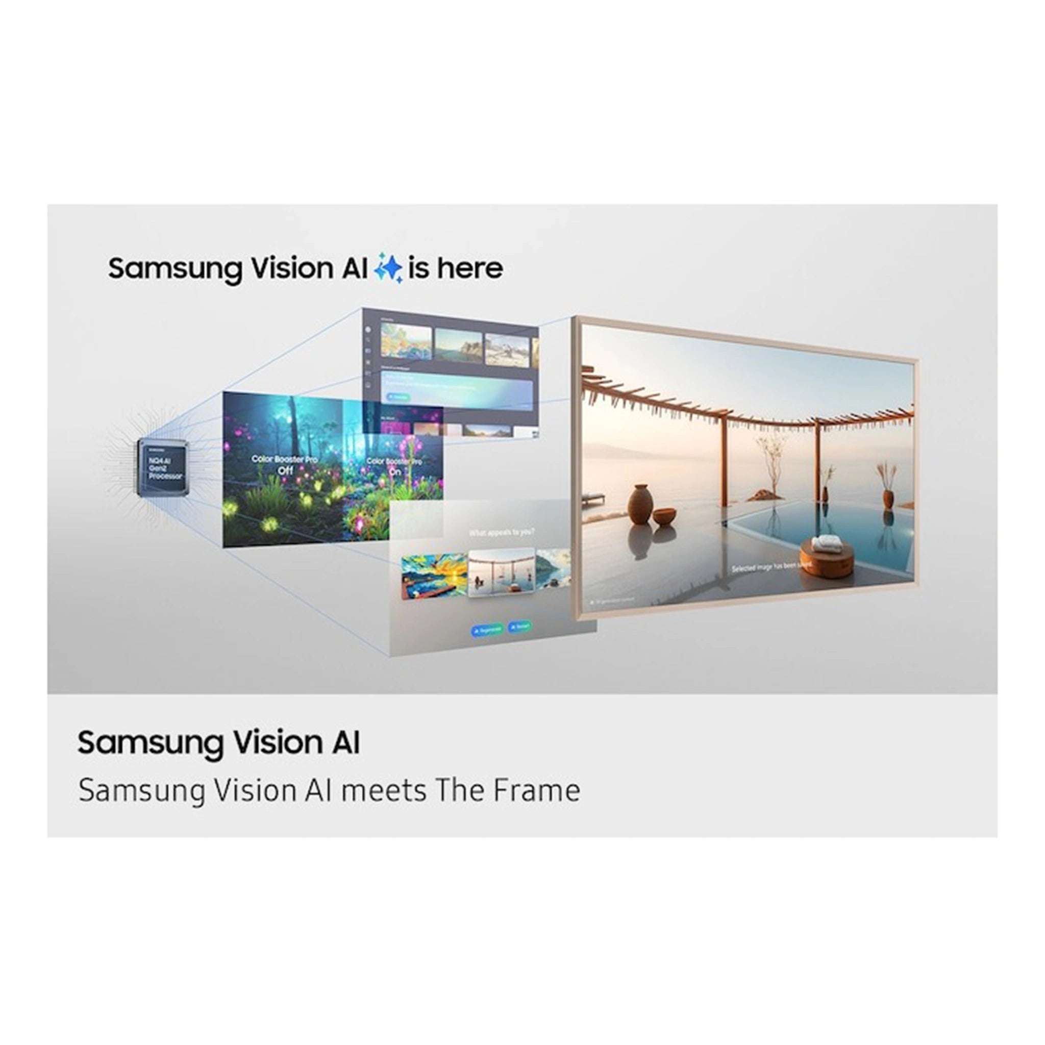 Samsung 55-inch The Frame 4K Vision AI Smart TV QA55LS03FAWXXY, Feature 4