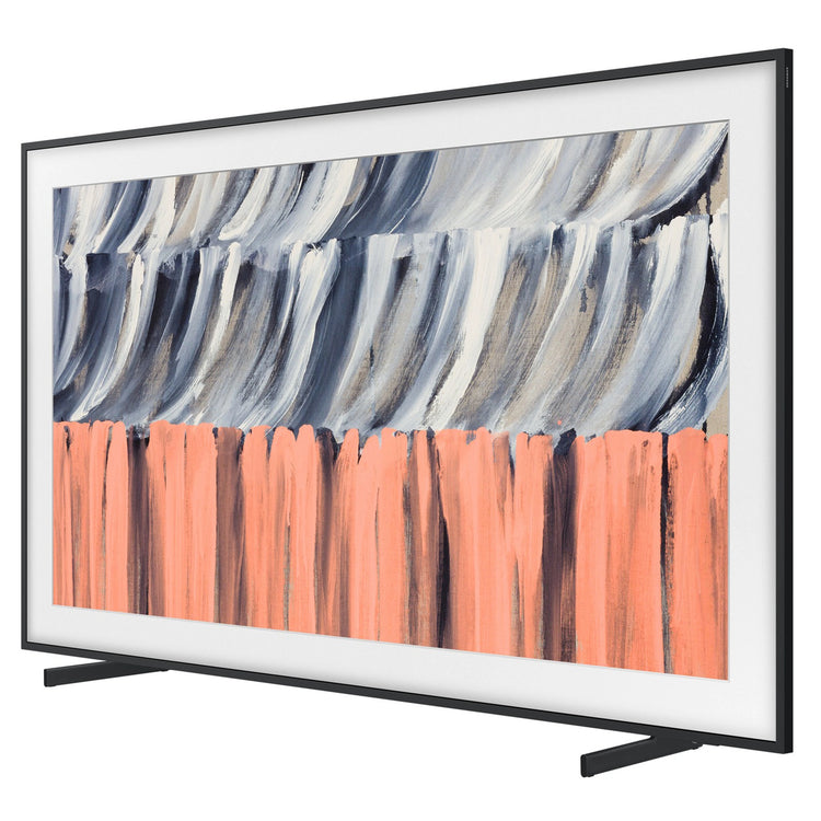 Samsung 55 Inch Black The Frame 4K Vision AI Smart TV (2026) QA55LS03HEWXXY, Right Side View with Stand Legs