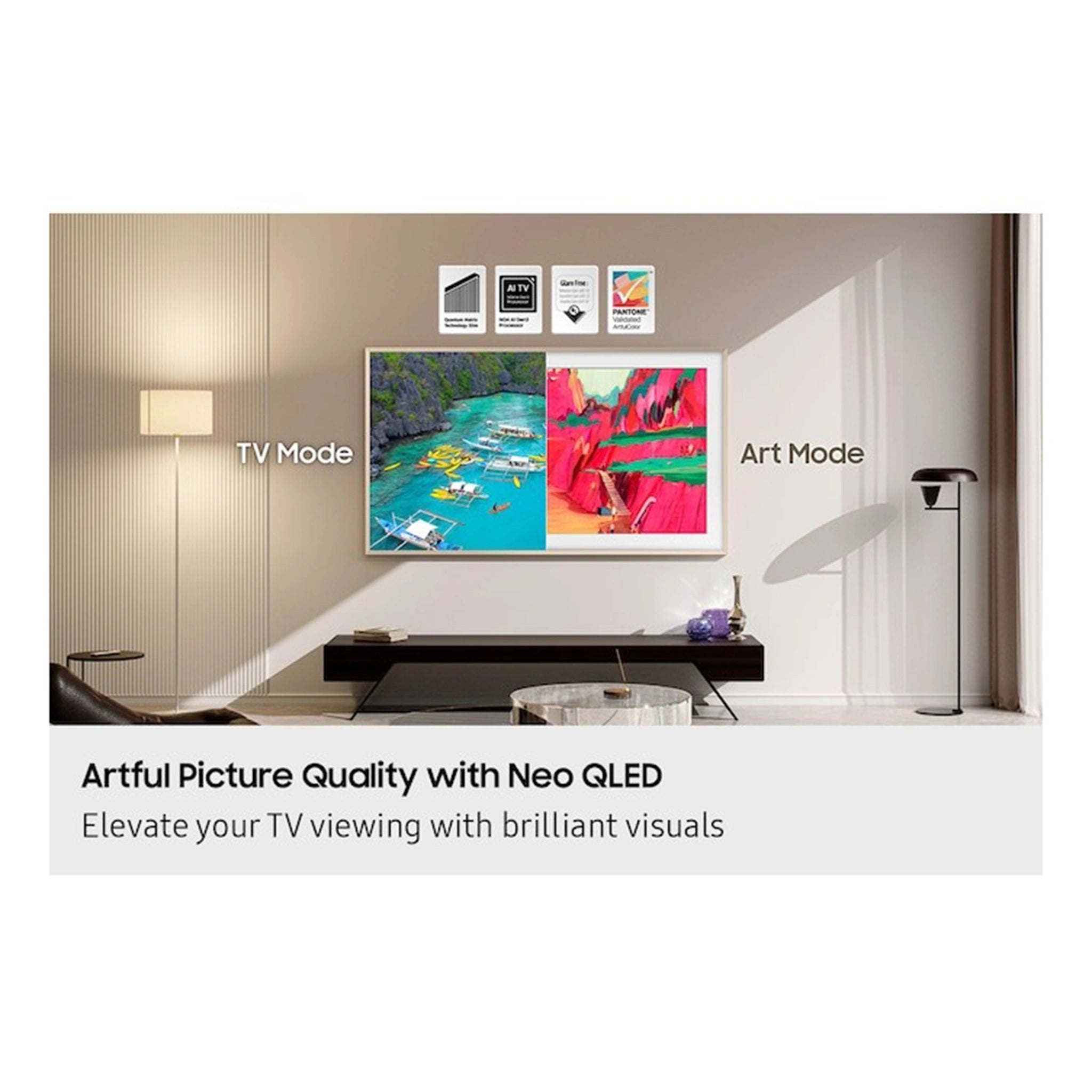 Samsung QA65LS03FWWXXY 65-inch The Frame Pro 4K Vision AI Smart TV