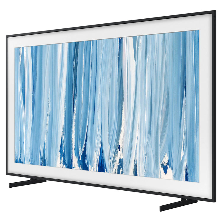 Samsung 65 Inch Black The Frame Pro 4K Vision AI Smart TV (2026) QA65LS03HWWXXY, Right Side View with Stand Legs