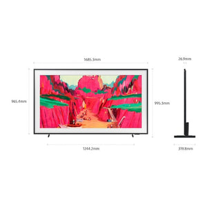 Samsung 75-inch The Frame Pro 4K Vision AI Smart TV QA75LS03FWWXXY, Dimensions