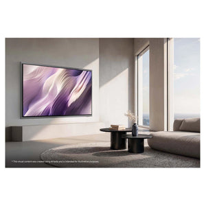 Samsung 77 Inch S95H OLED 4K Smart AI TV QA77S95HAEXXY, Front View on the Wall