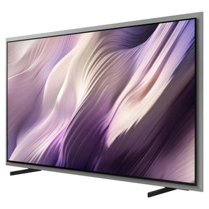 Samsung 77 Inch S95H OLED 4K Smart AI TV QA77S95HAEXXY, Right Angle View with Stand Legs