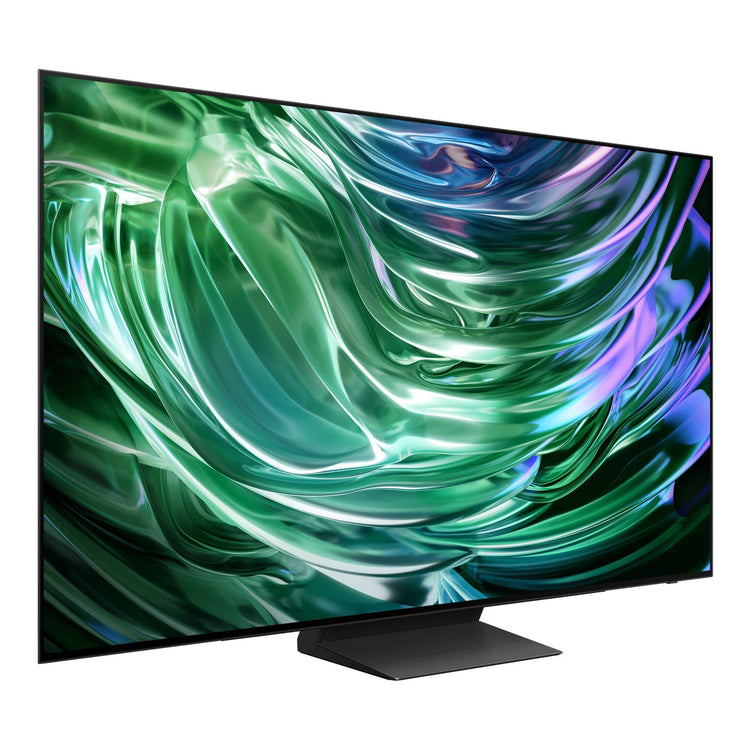 Samsung 83-inch OLED S90D 4K Smart AI TV QA83S90DAEXXY, Left Side View