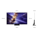 Samsung 83-inch OLED S90F 4K Samsung Vision AI Smart TV QA83S90FAEXXY, Dimensions