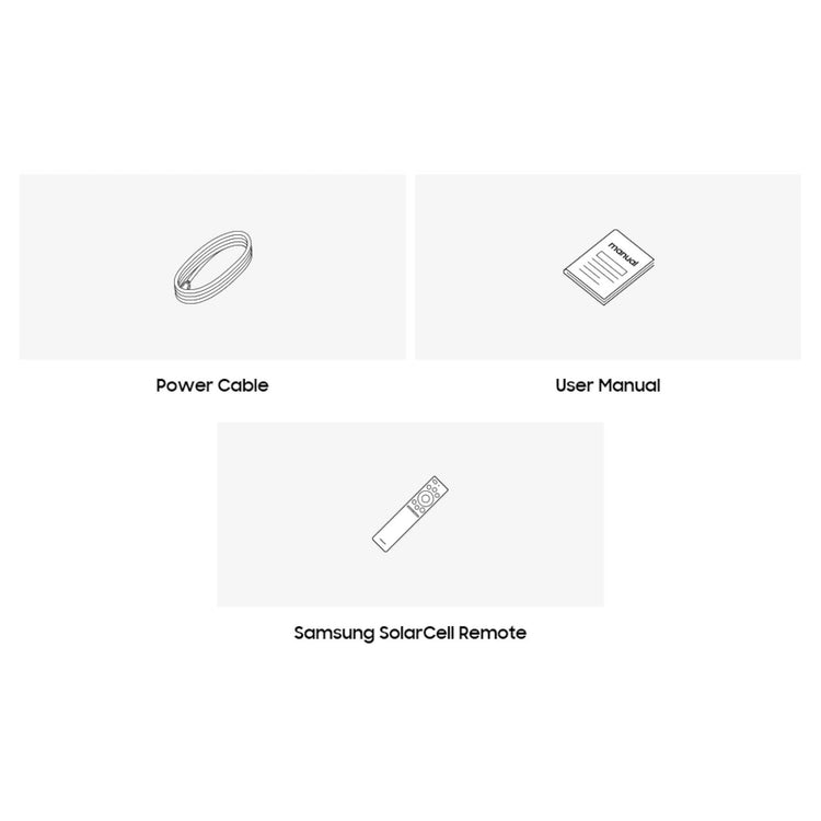 Samsung 83 Inch S90H OLED 4K Vision AI Smart TV QA83S90HAEXXY, Accessories View