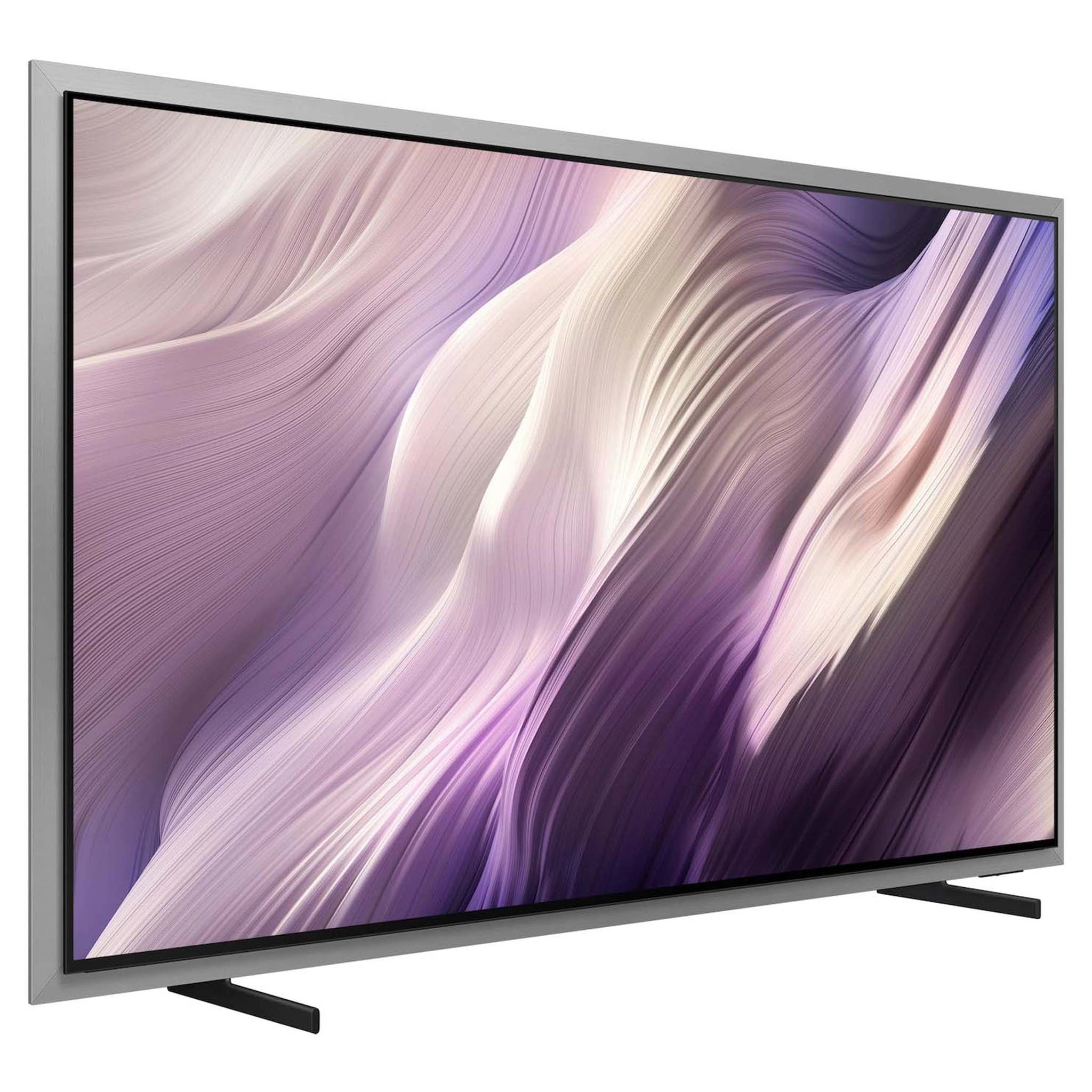 Samsung 83 Inch S95H OLED 4K Smart AI TV QA83S95HAEXXY, Left Angle View with Stand Legs