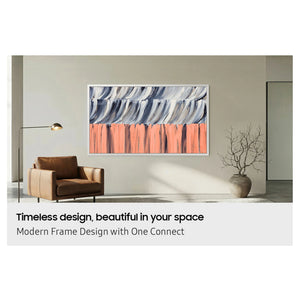 Samsung 85 Inch Black The Frame 4K Vision AI Smart TV (2026) QA85LS03HEWXXY, Modern Frame Design Feature