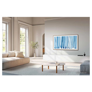 Samsung 85 Inch Black The Frame Pro 4K Vision AI Smart TV (2026) QA85LS03HWWXXY, Front on the Wall View