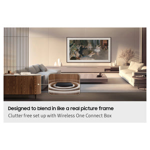 Samsung 85 Inch Black The Frame Pro 4K Vision AI Smart TV (2026) QA85LS03HWWXXY, Picture Frame View