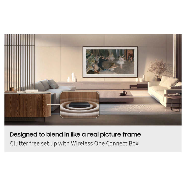 Samsung 85 Inch Black The Frame Pro 4K Vision AI Smart TV (2026) QA85LS03HWWXXY, Picture Frame View
