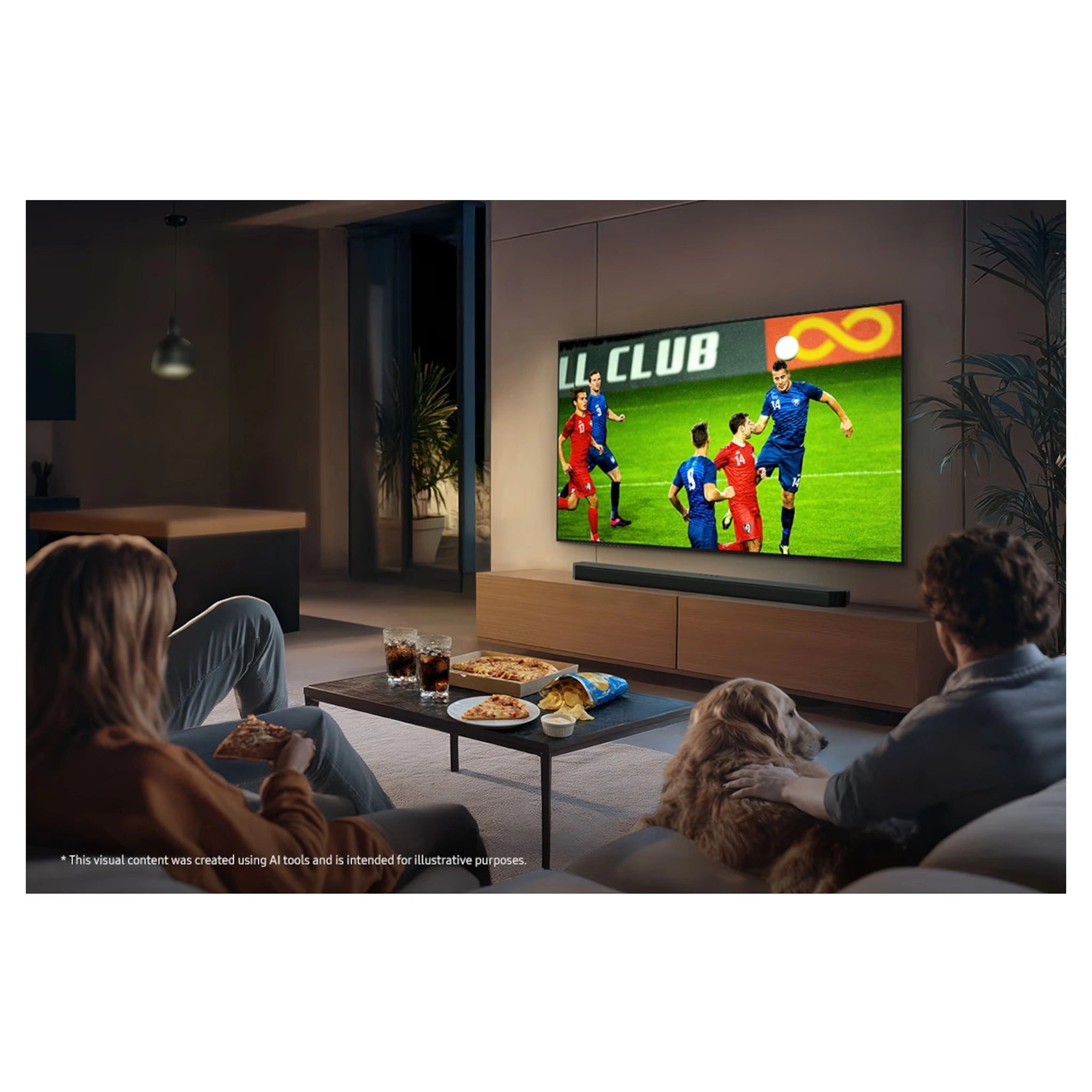 Free TextSamsung 85 Inch Neo QLED 4K Vision AI Smart TV (2026) QA85QN80HAWXXY, Lifestyle View