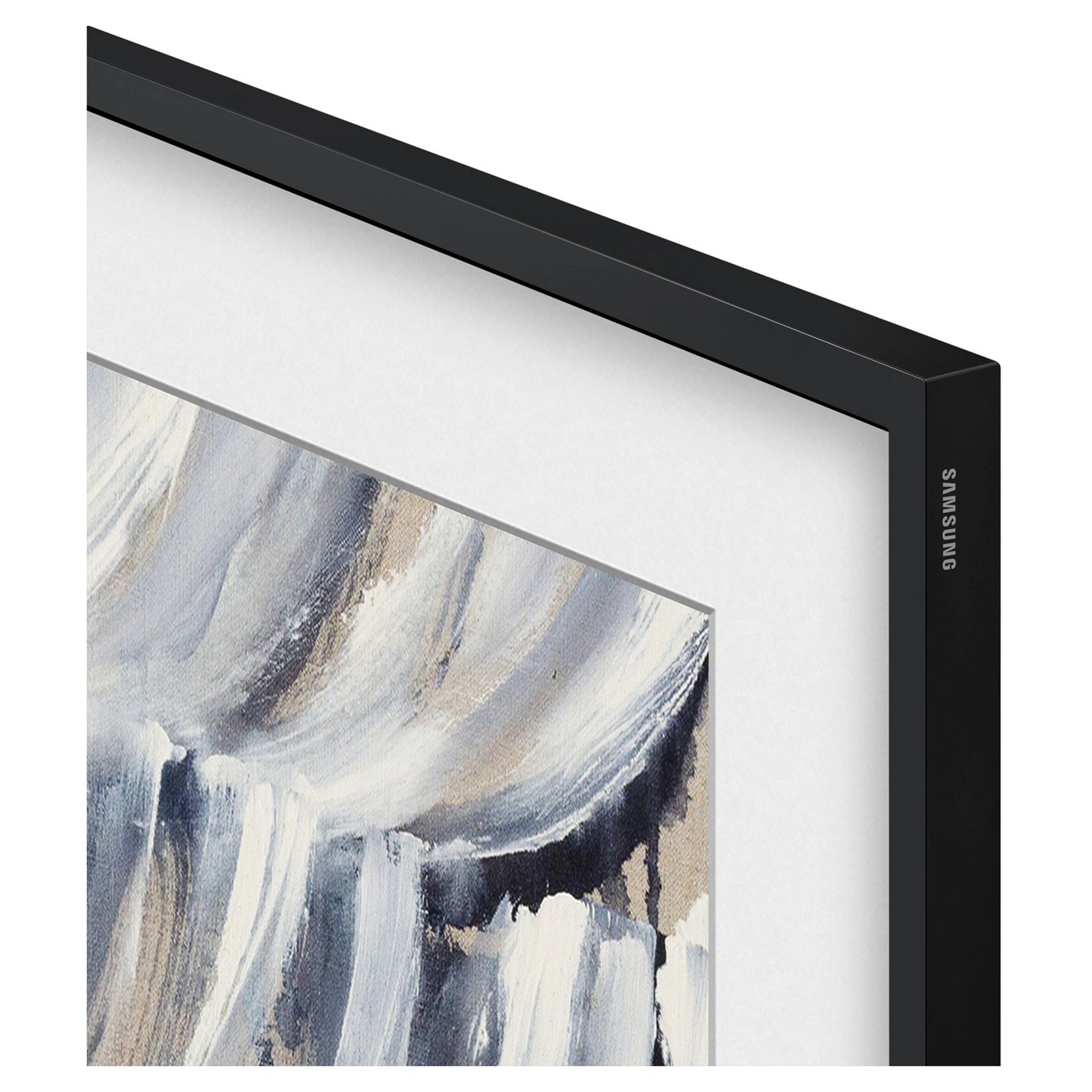 Samsung 98 Inch Black The Frame 4K Vision AI Smart TV QA98LS03HEWXXY, Corner View