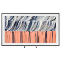 Samsung 98 Inch Black The Frame 4K Vision AI Smart TV QA98LS03HEWXXY, Front View with TV Stand Legs