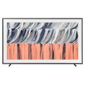 Samsung 98 Inch Black The Frame 4K Vision AI Smart TV QA98LS03HEWXXY, Front View with TV Stand Legs