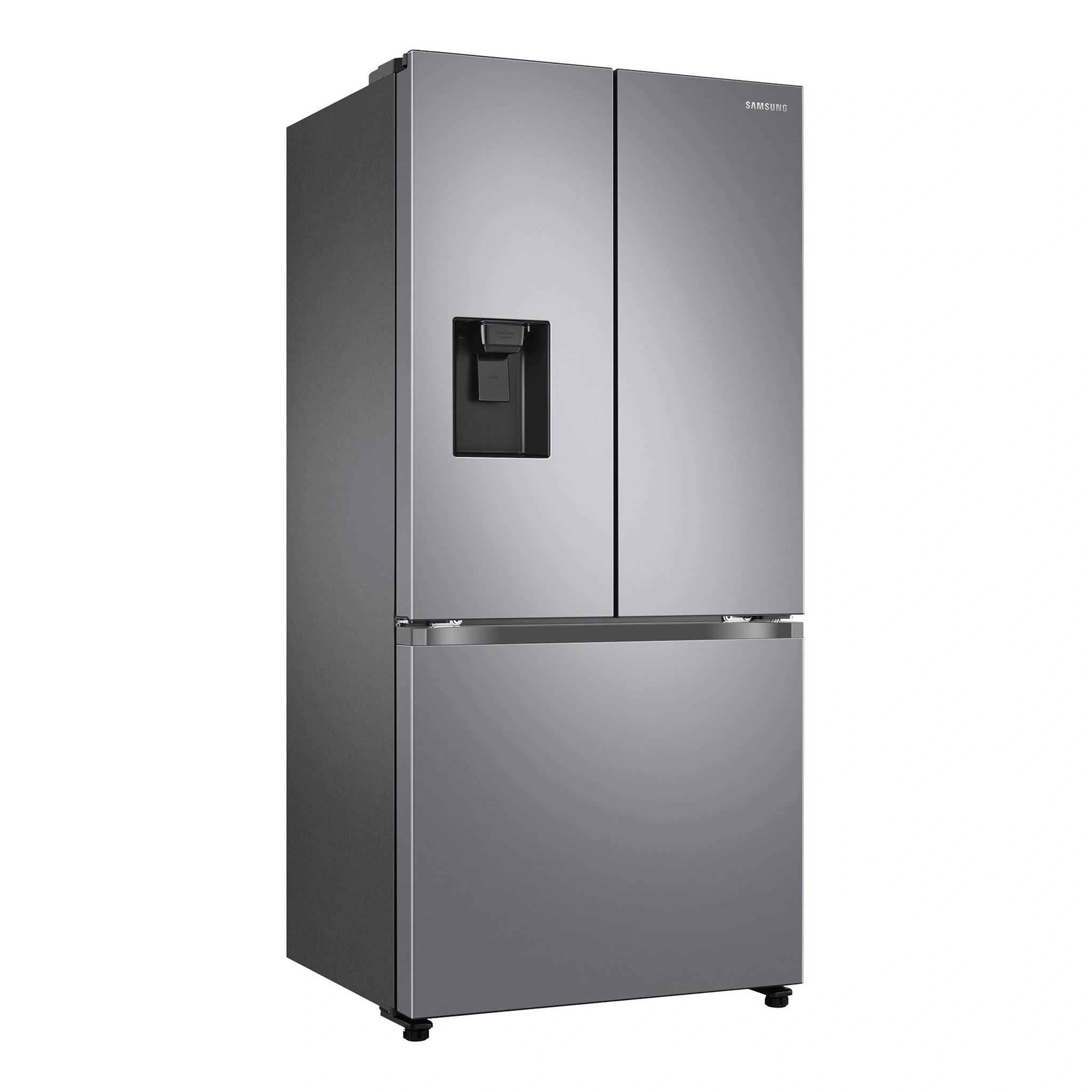 Samsung 498L French Door Refrigerator with Non-Plumbed Water Dispenser SRF5300SD, Left Side View